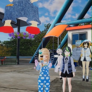 【VRC想定】観覧車天使の輪(蕎麦屋スイッチver) / Ferris Wheel Halo 缩略图 3