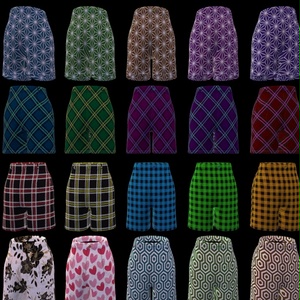 【VRC想定-AAF対応】Half Pants(マテリアル70種) 缩略图 2