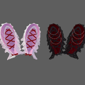【VRC想定】イヤードレス / Ear Dress (2色セット) 缩略图 2