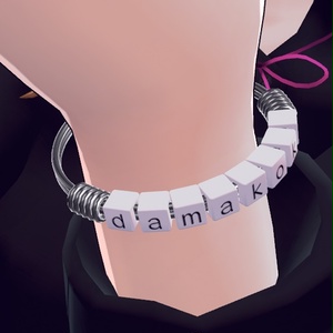 【VRC想定】ネームストラップ&ブレスレット(文字数約250種) / Name Strap & Bracelet 缩略图 5