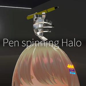 【VRC想定】ペン回しヘイロー / Pen spinning Halo