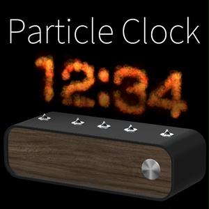 【VRC想定】パーティクルクロック / Particle Clock