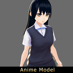 【Anime Character】Arisa (Free / Unity 3D)
