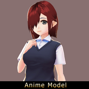 【Anime Character】Ruri (Unity 3D)