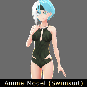 【Anime Character】Female001 (Unity 3D)