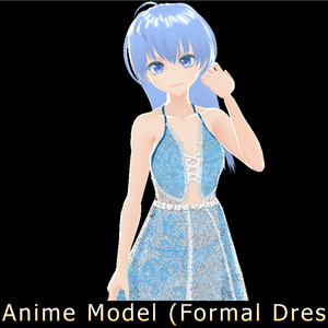 【Anime Character】Rei (Dress/Unity 3D)