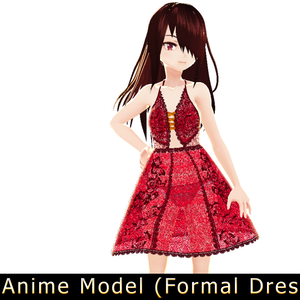 【Anime Character】Bloodthirsty (Dress/Unity 3D)