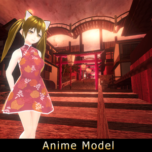 【Anime Character】Maple (Cheongsam/Unity 3D)