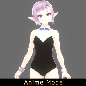 【Anime Character】Emily (Waiter/Unity 3D) 3D Model