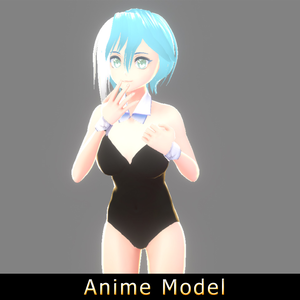 【Anime Character】Female007 (Waiter/Unity 3D)