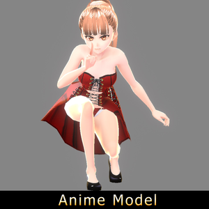 【Anime Character】Kasumi (Bustier/Unity 3D)