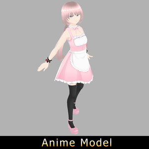 【Anime Character】Maid (V1/Unity 3D)
