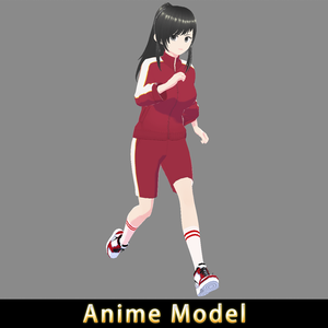 【Anime Character】Sports Female (V1/Unity 3D)