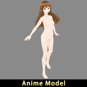 【Anime Character】Original Female (V1/Unity 3D)
