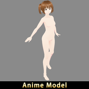 【Anime Character】Original Female (V2/Unity 3D)