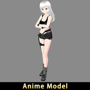 【Anime Character】Agent Female (V2/Unity 3D)