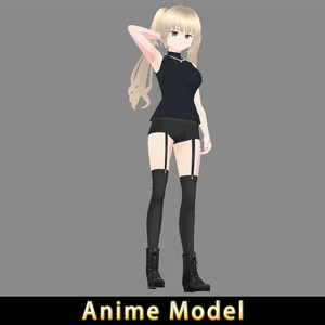 【Anime Character】Casual Female (V3/Unity 3D)