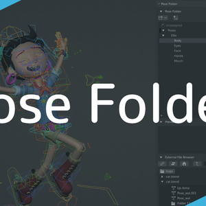 【Pose Folder】ポーズをフォルダーで管理するアドオン【Blenderアドオン】