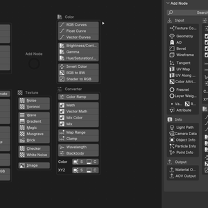 全ての追加ノードを一覧表示するメニューアドオン【Add Node Panel Menu / Blenderアドオン】