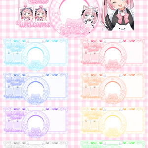 【カラバリ9色】🎀メイド風アイコンリング＆ヘッダー🎀