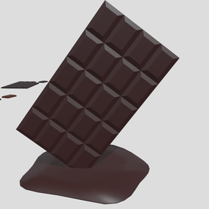 色々な形の板チョコ