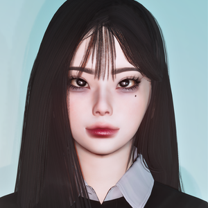 [CHARA] 페라 갸루/흑발 세트