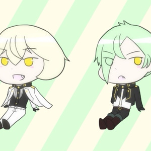 刀剣乱舞 伊達組アクリルキーホルダー(燭台切光忠・大倶利伽羅