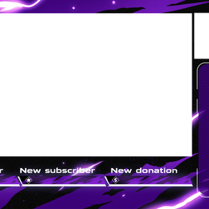 配信用オーバーレイ/INTERMISSION OVERLAYS】FLASH SLASH