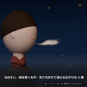 白い息 ― 話すと出る吐息（パーティクル0・軽量）【VRChat想定・MA対応】 缩略图 4