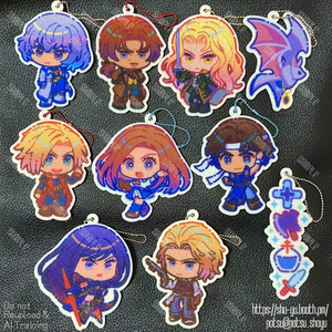 値下】ファイナルファンタジーⅥ ドット絵アクリルキーホルダー