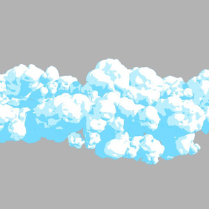 3d Toon Cloud Aseet 