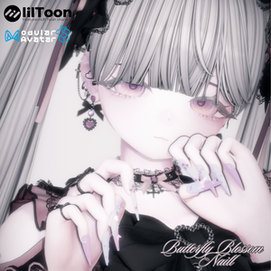 【vrchat用】50アバター対応🌸🦋Butterfly Blossom　Naill🦋🌸MA対応】