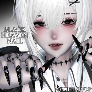 【VRC想定/50アバター対応】【MA対応】BLACK HEAVEN
