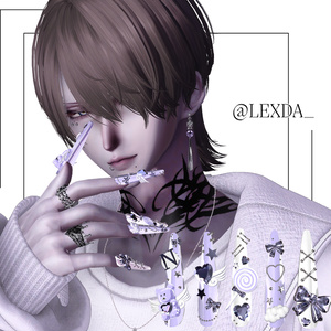 【VRC想定/50アバター対応】【MA対応】 🧸 Bearily Nail 👼 缩略图 5