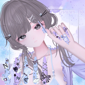 【VRC想定/50アバター対応】【MA対応】 🧸 Bearily Nail 👼 缩略图 13