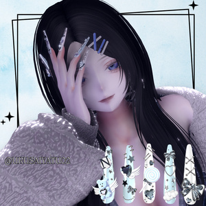 【VRC想定/50アバター対応】【MA対応】 🧸 Bearily Nail 👼 缩略图 6