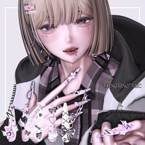 【VRC想定/50アバター対応】【MA対応】 🧸 Bearily Nail 👼 缩略图 12
