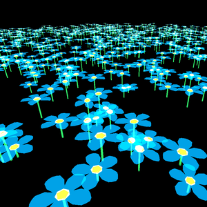 Stars Flowers ParticleSystem