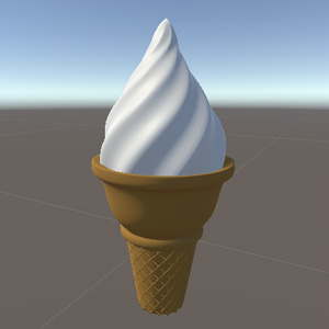 Free 3Dモデル ソフトクリーム Softcream アイス icecream