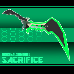 【VRC想定】SACRIFICE【オリジナル武器モデル】