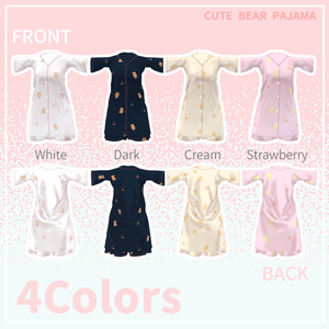 【6アバター対応】🐻CUTE BEAR PAJAMA🐻 缩略图 3
