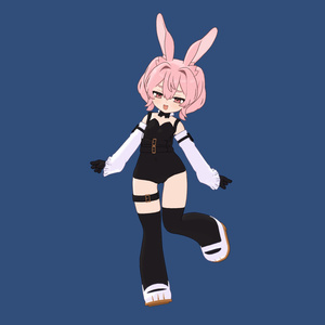 【オリジナル3Dモデル】コニー・バニー【もちどーる共通素体】 缩略图 4