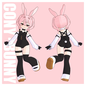 【オリジナル3Dモデル】コニー・バニー【もちどーる共通素体】 缩略图 2