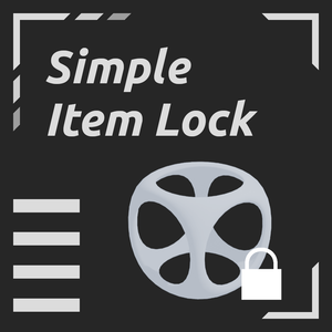 [無料あり] Simple Item Lock ワールド用アイテムロック/ホワイトリストシステム（パスワード対応）