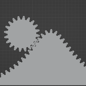 【blender/geometry nodes】カーブへのギア付けノード