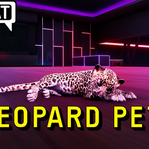 VRChat Leopard Pet World Asset