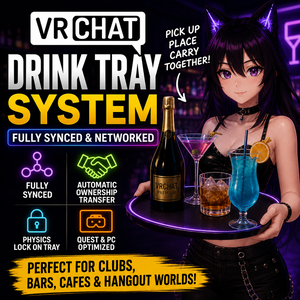 VRChat Drink Tray World Asset