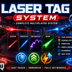 VRChat Laser Tag Plug n Play World Asset