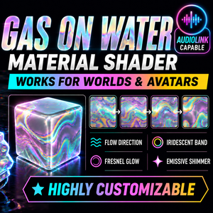 VRChat Gas on Water Effect Material | Avatar & Worlds