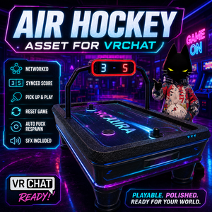 VRChat Air Hockey Asset